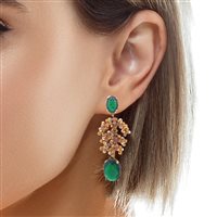 Boucles d'oreilles Cianfrone Gioielli Femme in Argent Pietre dure ORAR-11-198 - ORAR-11-198